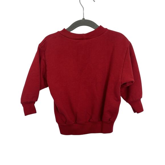 VTG 90s OshKosh B’Gosh Girl’s Holiday Teddy Bear Sweatshirt 2T Christmas - Picture 2 of 7